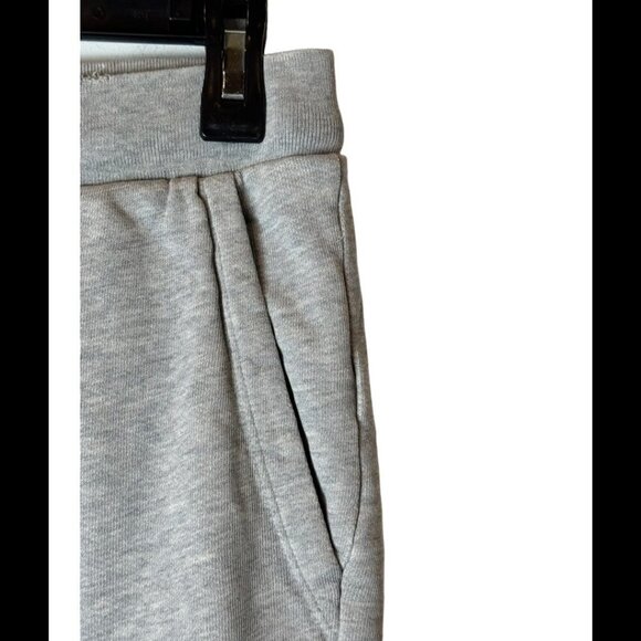 Frame Gray Distressed Organic Pima Cotton Elastic Tie Waist Jogger Pants Size XS - Picture 5 of 13